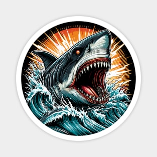 Majestic Megalodon Magnet